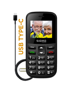 Мобільний телефон Sigma Mobile Comfort 50 CF115 Easy Black  Мобільний телефон Sigma Mobile Comfort 50 CF115 Easy Black