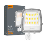 LED прожектор VIDEX F5 50W 3000-5000-6500K з датчиком руху 230V White (VL-F5-050CW-S)