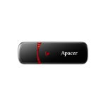 USB-флеш-накопичувач Apacer AH333 32GB чорний з рубіновою дугою
