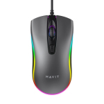Дротова миша Havit HV-MS72 USB RGB сіра