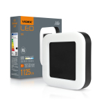 LED світильник ART IP65 квадратний VIDEX VLE-BHFS-155B 15W 5000K Black
