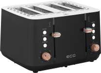Тостер ECG ST 4768 Timber Black
