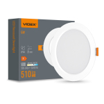 LED світильник Back вбудований круглий VIDEX VL-DLBR-065 6W 5000K