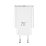 Зарядний пристрій XO CE40 20W + кабель Type-C білий