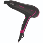 Фен Zelmer ZHD8360 2400 Вт з іонізацією, чорний/рожевий