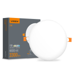 LED світильник безрамковий круглий VIDEX VL-DLFR-334 33W 4100K