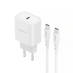 Зарядний пристрій Havit ST934 20W + Type-C білий
