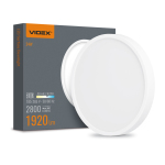 LED Світильник круглий накладний VIDEX VL-DLRS-245 24W 5000K White