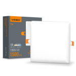 LED світильник безрамковий квадратний VIDEX VL-DLFS-154 15W 4100K