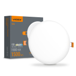 LED світильник безрамковий круглий VIDEX VL-DLFR-154 15W 4100K