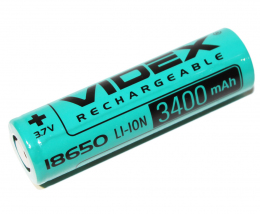 Аккумулятор Videx Li-Ion 18650 3400mAh Аккумулятор Videx Li-Ion 18650 3400mAh