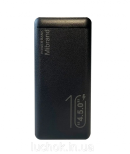 Внешний аккумулятор Mibrand MI10K/4.5.0 10000 mAh Black