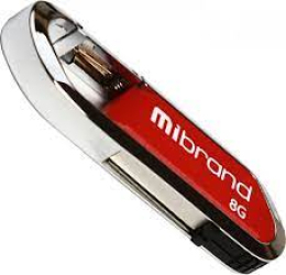 USB-флеш-накопичувач Mibrand 8 GB Aligator Dark Red (MI2.0/AL8U7DR)