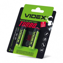 Батарейки Videx LR6/AA Turbo 2 шт