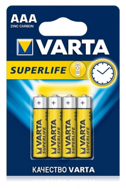 Батарейки Varta Superlife AAA R03P (4шт)
