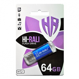 USB-флеш-накопичувач Hi-Rali 64 GB Stark Blue (HI-64GBVCBL)