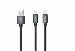 USB кабель Havit HV-CB336 MicroUSB + Lightning 1м