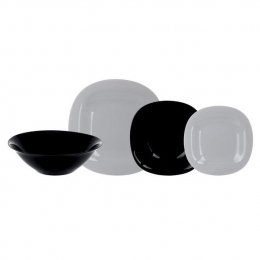 Столовий сервіз Luminarc Carine Granit and Black N7669 19 предметів