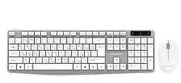 Клавіатура+миша Grunhelm KBM-4600WL White