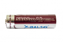Акумулятор X-Balog 14500 (5800mAh) brown