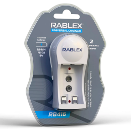Зарядний пристрій для акумуляторів Rablex RB416 White