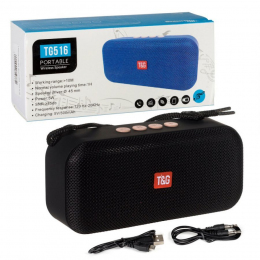 Портативна колонка Bluetooth T&G TG-516 black