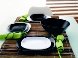 Столовий сервіз Luminarc Sweet Line Black&amp;White E8016
