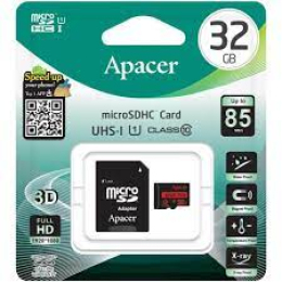 Карта пам'яті Apacer 32GB microSDHC class 10 UHS-I U1 (AP32GMCSH10U5-RA)