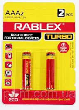 Батарейка Rablex LR-3T Turbo