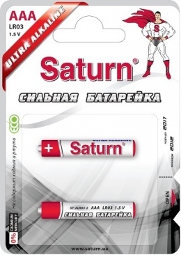 Батарейки Saturn ST-ALR03-2