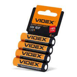 Батарейки Videx R6P/AA 4 шт. блістер