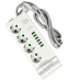 Мережевий подовжувач Power Socket 994U 4 розетки + 6 USB-портів / 2 м White Мережевий подовжувач Power Socket 994U 4 розетки + 6 USB-портів / 2 м White - фото 1