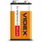 Батарейка Videx 6F22/9V - фото 2.
