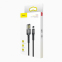 USB кабель Baseus CALKLF-HG1 black/grey Lightning  - фото 2.