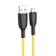 Кабель XO NB245 microUsb 2.4А 1м Yellow - фото 2.