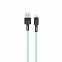 USB кабель XO lightning NBQ166 5A/1m Green - фото 2.