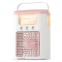 Міні-вентилятор із зволожувачем Ice Cooler K918 White/Pink - фото 2.
