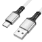 Кабель Borofone BX83 USB to Type-C White - фото 2.