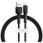 USB кабель Baseus USB Cable to Lightning Silica Gel 1m Black (CALGJ-01) - фото 2.