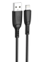Кабель XO NB245 Suluo USB to Lightning 1m Black - фото 2.