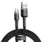 Кабель Baseus Cafule Series Type-C, 3.0А, 1м Grey/Black (CATKLF-BG1) - фото 2.