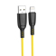 Кабель XO NB245 Suluo USB to Lightning 1m Yellow - фото 2.