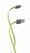USB кабель Florence Lightning 1m 2 A Lime Green (FDC-L1-2L) - фото 2.