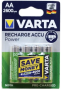 Акумулятор Varta Recharge Accu Power AA HR06 2600mAh 4 шт - фото 2.
