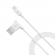USB кабель Hoco microUSB UPM10 L Shape White - фото 2.