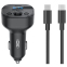 FM-трансмітер XO BCC18 Bluetooth USB-C 15W + USB 5W black FM-трансмітер XO BCC18 Bluetooth USB-C 15W + USB 5W black - фото 1