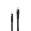 Кабель XO microUSB NB127 Spring 2.1A/1m Black - фото 2.