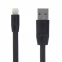 USB кабель Remax RC-001i Lightning-USB Black - фото 2.