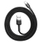 Кабель Baseus Cafule Lightning  2.0м 1.5A Black - фото 2.
